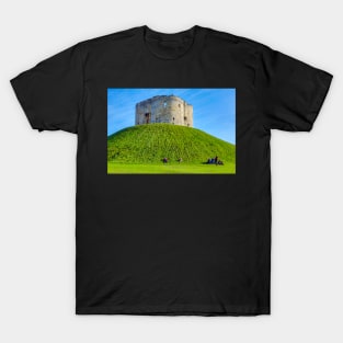 Clifford Tower in York, UK T-Shirt